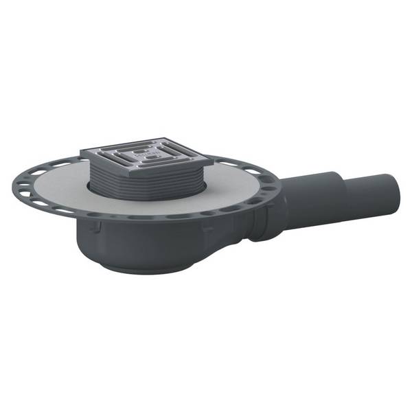 Dallmer Tisto Plan K10 Bodenablauf, waagerecht, DN40/ DN50, 100x100mm