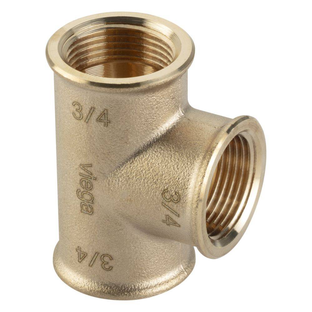 VIEGA Rotguss-T-Stueck 3130 3/4" DVGW-0