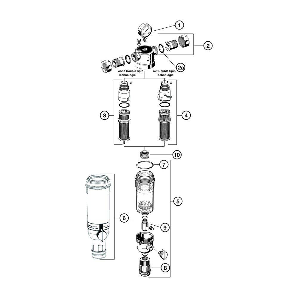 RESIDEO Hauswasser-Feinfilter F76S Messing, AA, R11/4, 1 Stk.-2