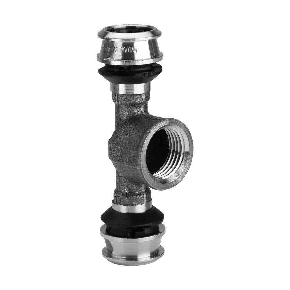 Viega Raxofix T-Stück mit SC-Contur 5317, d. 32mm x Rp 3/4" 32mm, Siliziumbronze-2