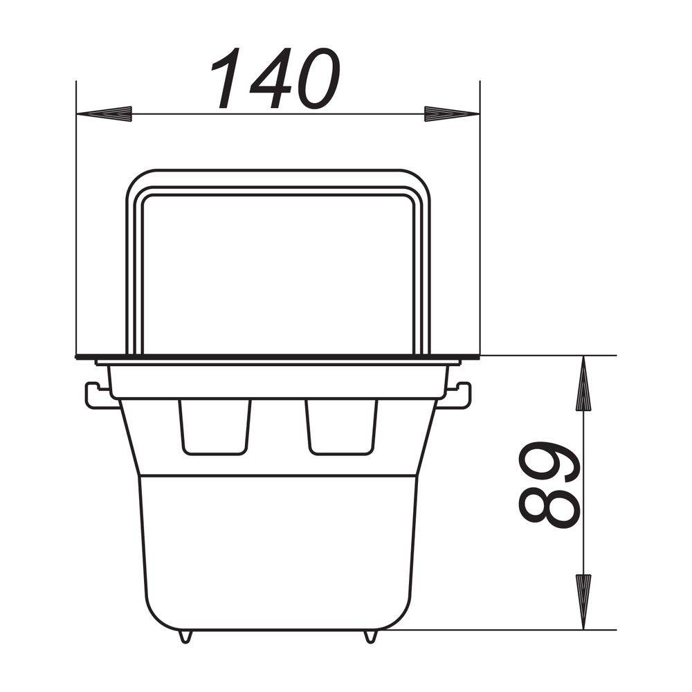 DALLMER Dallmer Kst Eimer Nr. 973005-1