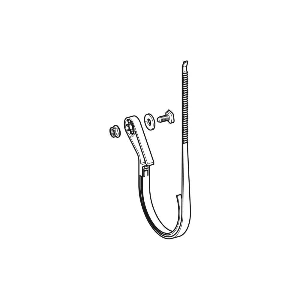 Geberit Rohrschelle GIS, DN 70, 75mm, Kunststoff, 365050001-3