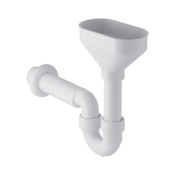 GEBERIT Rohrbogengeruchsverschluss für Geräte mit Trichter oval d50