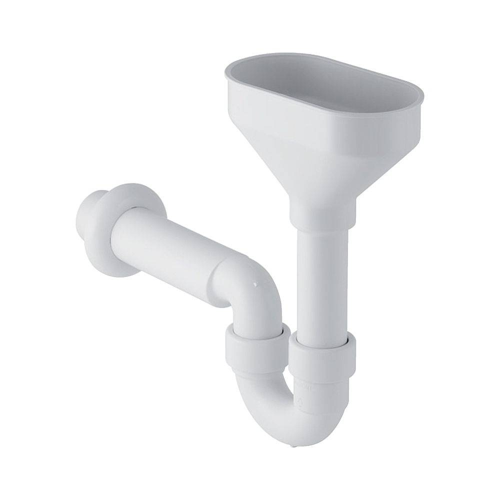 GEBERIT Rohrbogengeruchsverschluss für Geräte mit Trichter oval d50-0