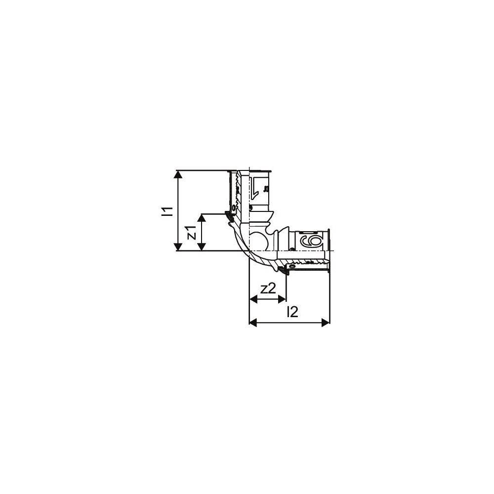 UPONOR S-Press PLUS, Bogen, 16-16, 1 Stk.-2