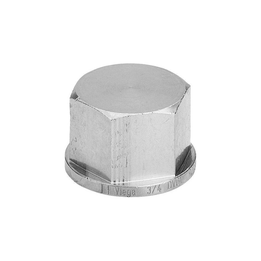 Viega Kappe 3301 Rp 3/4, Rotguss, Mehrkant-2