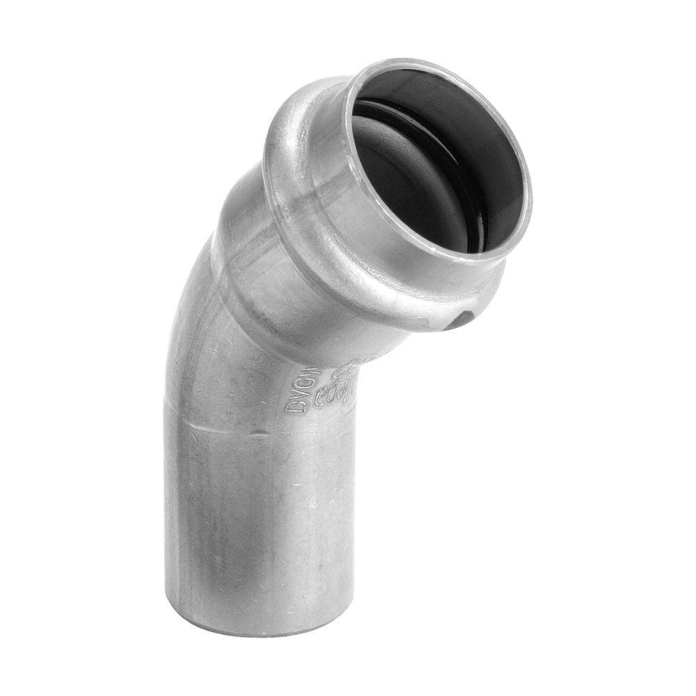 Viega Bogen Sanpress Inox 2326.1 22mm, 45Gr, St nichtrostend, SC-Contur-2
