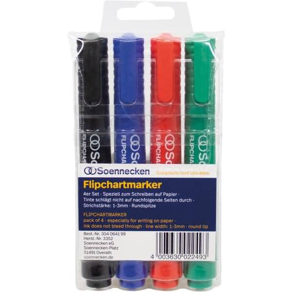 Flipchartmarker 3352 sortiert 4 Stück-0