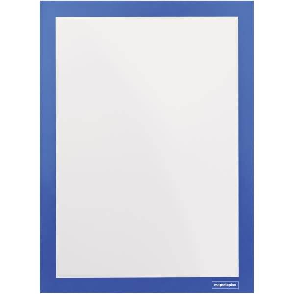 Rahmen magnetofix 1131903 A4 selbstklebend blau 2 Stück