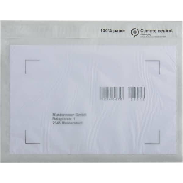 Papier Begleitpapiertasche C6 175x135mm o.Druck 250 Stück-0