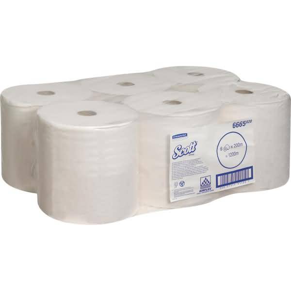 Scott® Handtücher PERFORMANCE 6665 200mx20cm ws 6 St./Pack-1