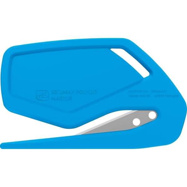 Brieföffner Secumax Polycut blau 10 St./Pack. - Artikel: 172234400