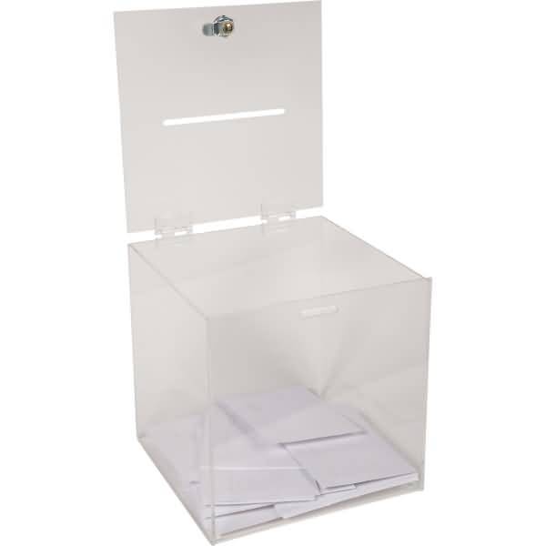 Einwurfbox 89058D 21x21x21cm glasklar-0