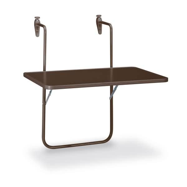 Balkonhängetisch Boy 36506410 60x40cm braun-0