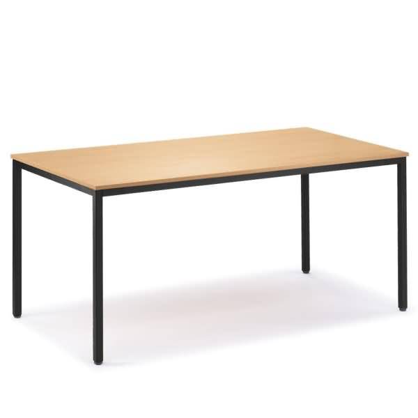 Konferenztisch 1200x720x600mm Platte Buche Gestell anthrazit-0