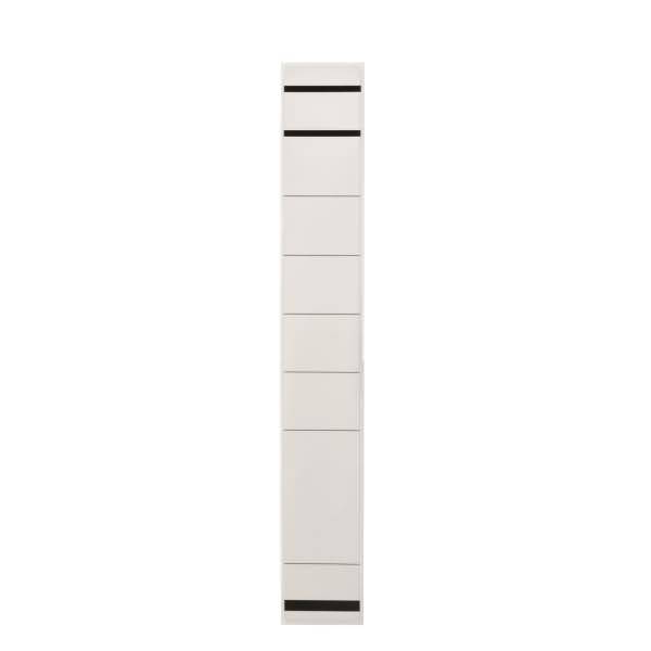 Ordneretikett E-737951 00 schmal/lang selbstklebend Papier weiß 10 Stück-0