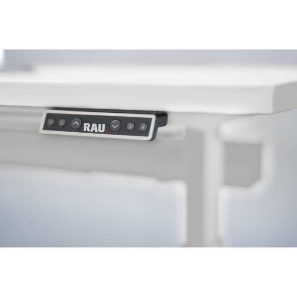 Schreibtisch adlatus 100 1500x800x650-1300 M-Platte lichtgrau-1