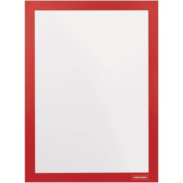 Rahmen magnetofix 1131906 A4 selbstklebend rot 2 Stück