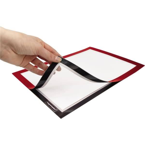 Rahmen magnetofix 1131906 A4 selbstklebend rot 2 Stück-1