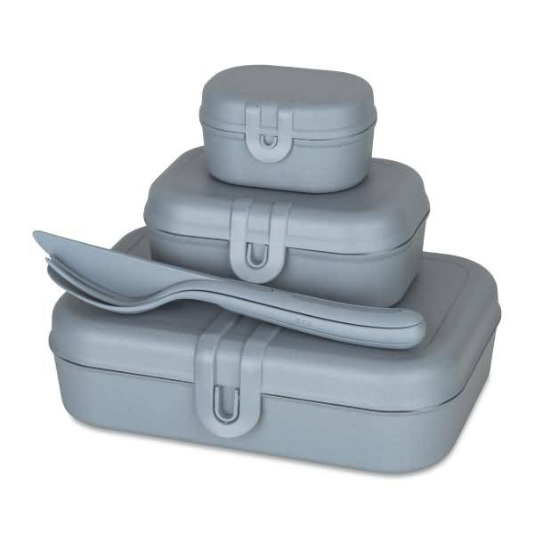 Lunchbox/Besteckset PASCAL READY 7168716 flower blue-0