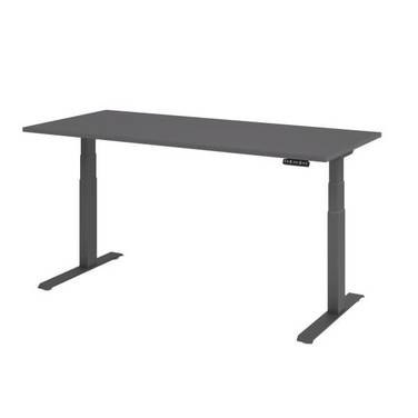 Schreibtisch el 180x80cm graphit/graphit