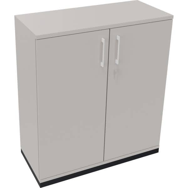Flügeltürenschrank 3OH B1000xT442xH1133 anthrazit/Lichtgrau-0