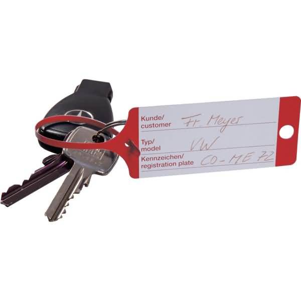 Schlüsselanhänger Fix 9208-00635 rot 100 Stück-0