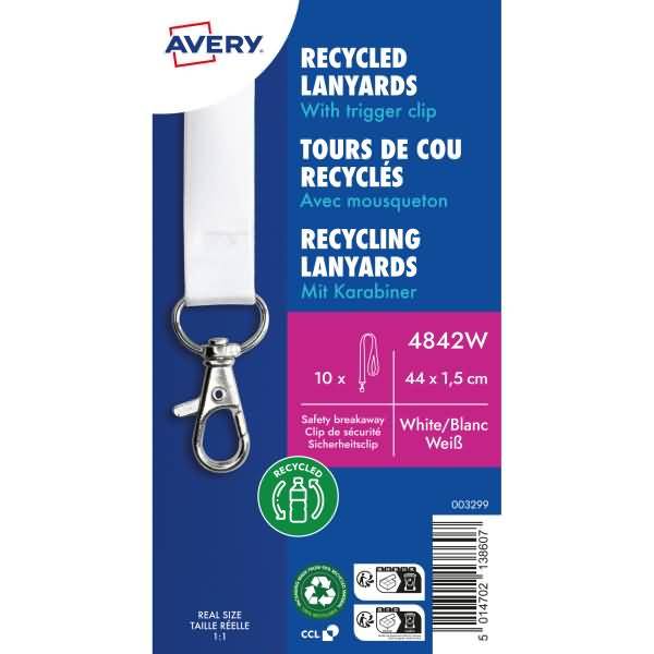 AVERY ZWECKFORM - 4842W Textilband L x B 10 St.