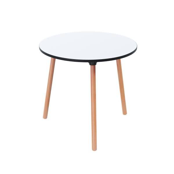 Bistrotisch Palomba TRPR80.23.13 rund 80cm buche/weiß-0
