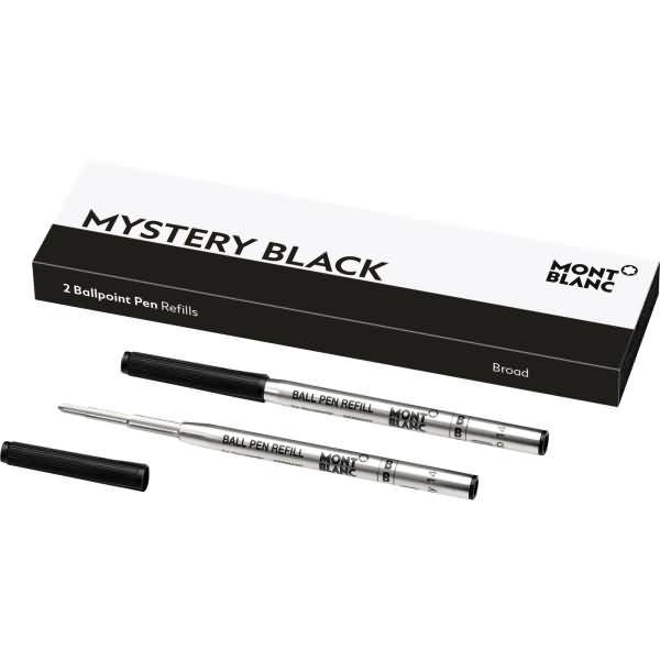 MONTBLANC - Kugelschreibermine B schwarz 2 St.-0