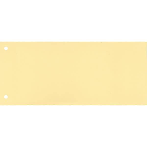 Trennstreifen 10,5x24cm Karton gelb 100 St./Pack.-0