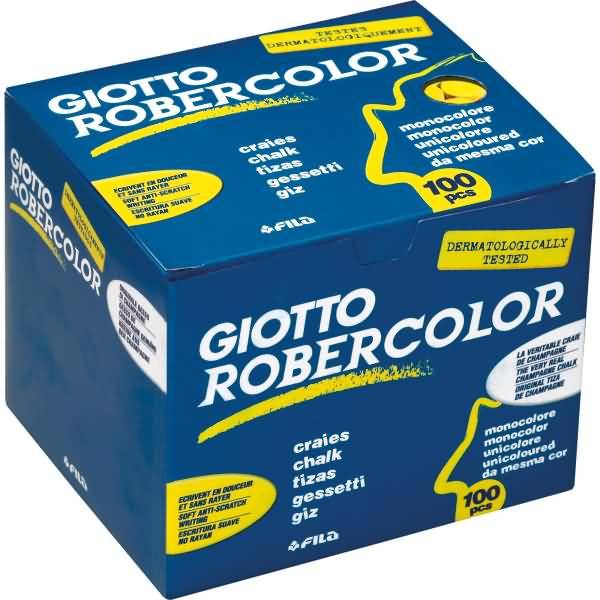 Wandtafelkreide Giotto Robercolor gelb 100 Stück-1