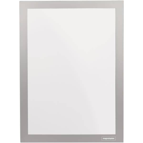 Rahmen magnetofix 1131932 A4 selbstklebend silber 2 Stück