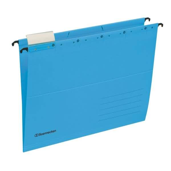 Hängemappe DIN A4 220g RC Karton bl 25 St./Pack. - Artikel: 122110650