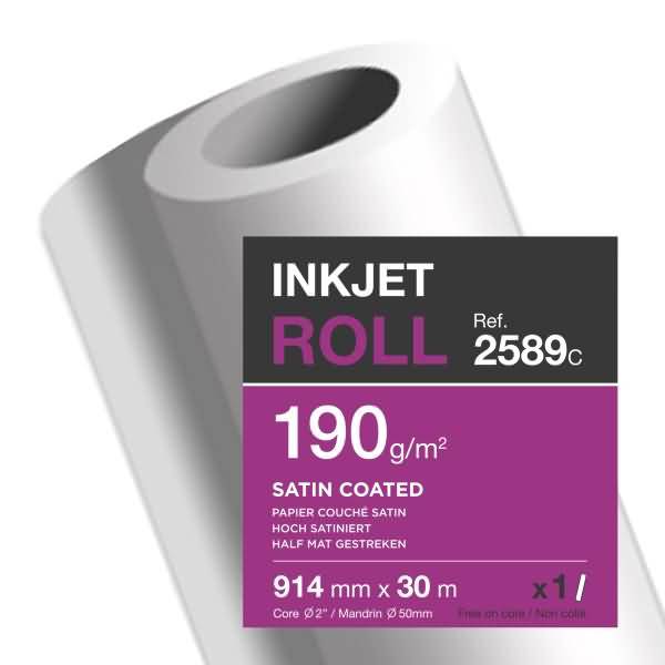 Clairefontaine Inkjet-Plotterrolle, (B)914 mm x (L)30 m-0