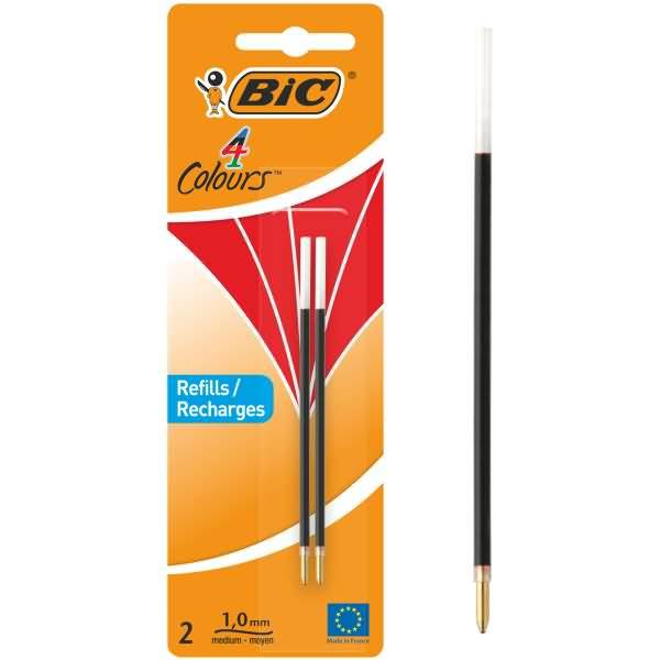 Bic Kugelschreibermine 4 Colours 0,4mm rt 2 St. 929243
