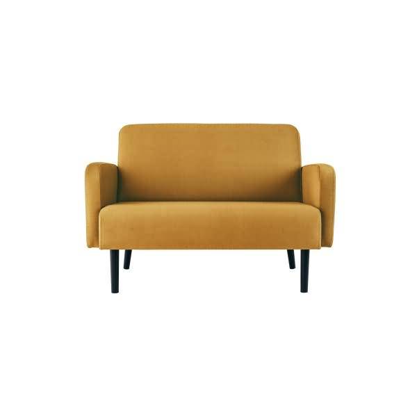Sofa LISBOA LC2PT.01.20 2 Sitzer Stoff schwarz/sand-0