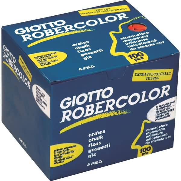 Wandtafelkreide Giotto Robercolor rot 100 Stück-1