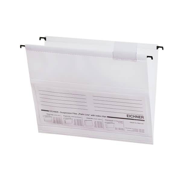 Hängemappe Platin Line 9039-10015 seitlich offen weiß 10 Stück-0