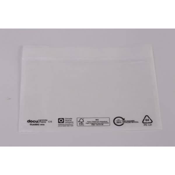 Dokumententasche Neutral 2FVDO335112PCR selbstklebend DL 1.000 Stück