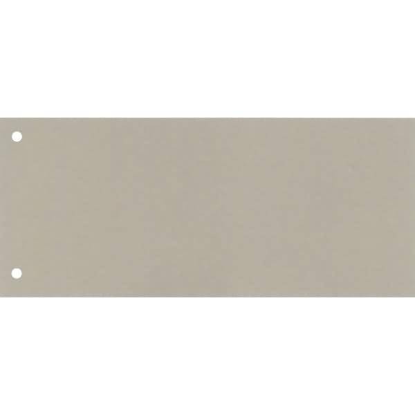 Trennstreifen 10,5x24cm Karton grau 100 St./Pack.