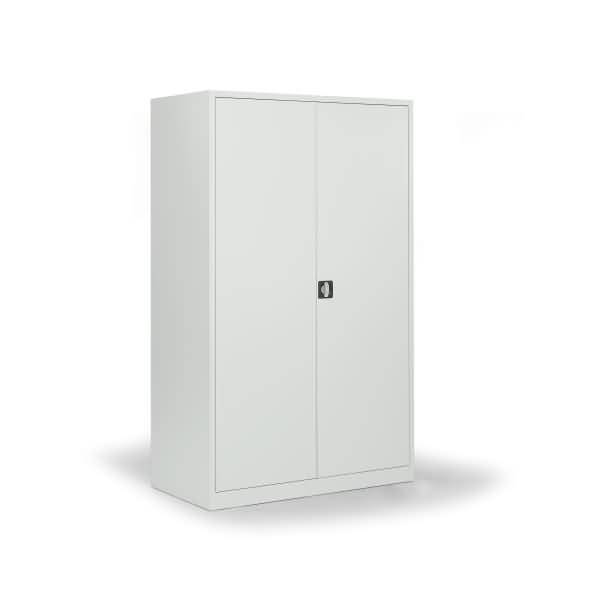 Flügeltürenschrank 195x120x60cm lichtgrau Türen lichtgrau-0