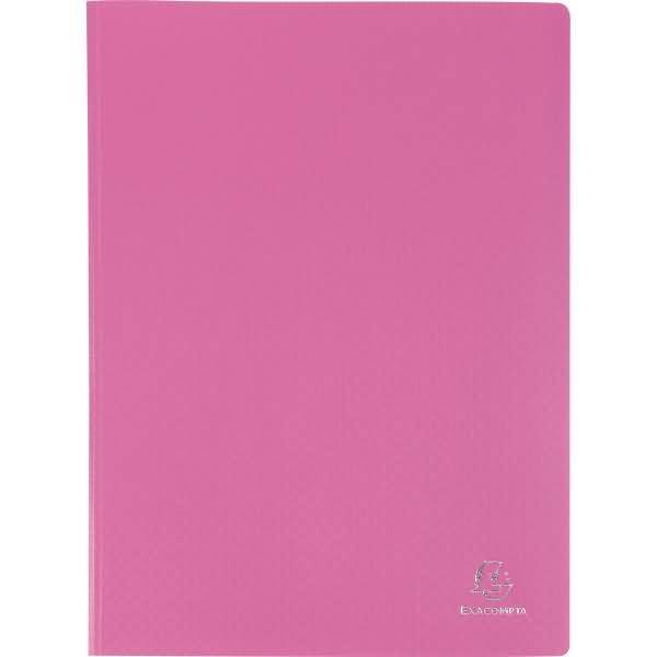 Sichtmappe 88227E A4 PP 20 Hüllen rosa-0