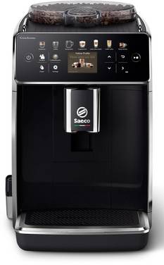 Saeco GranAroma SM6580/00 fully automatic coffee machine, black and silver