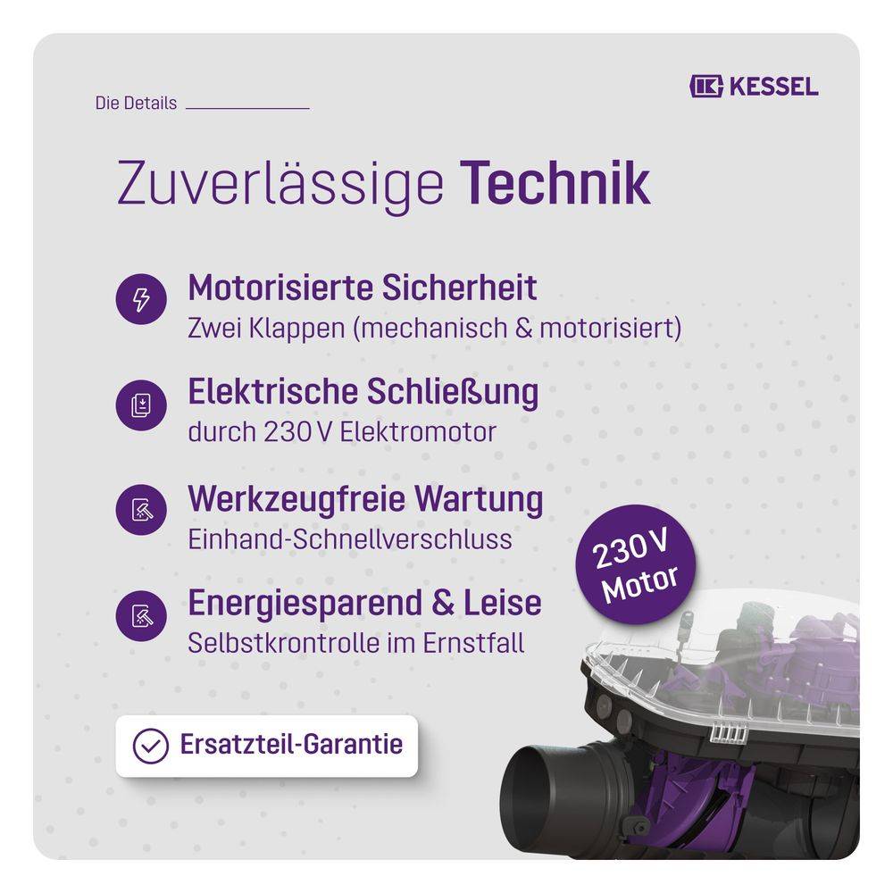 Kessel Rückstaupumpanlage Pumpfix F DN 150, freiliegend, 1 Stk.-2