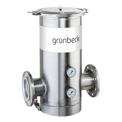 Grünbeck Geno Feinfilter FME-WW DN 100 Warmwasser, Edelstahl, 100um, 70cbm/h, PN 6 für Prozess- und Kesselspeisewasser,-0