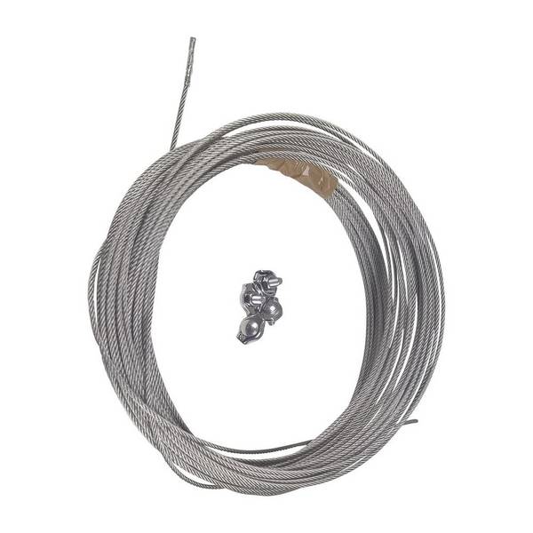 Grundfos Niroseilsatz 20m D 2mm mit 4 Bügelklemmen, Zubehör für Unterwasserpumpen SP1A-SP14