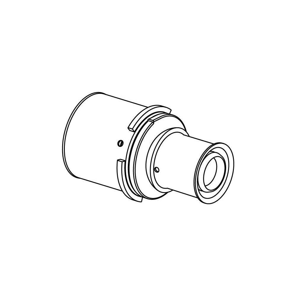 UPONOR S-Press Kupplung, reduziert, PPSU, 40-32, 1 Stk.-1