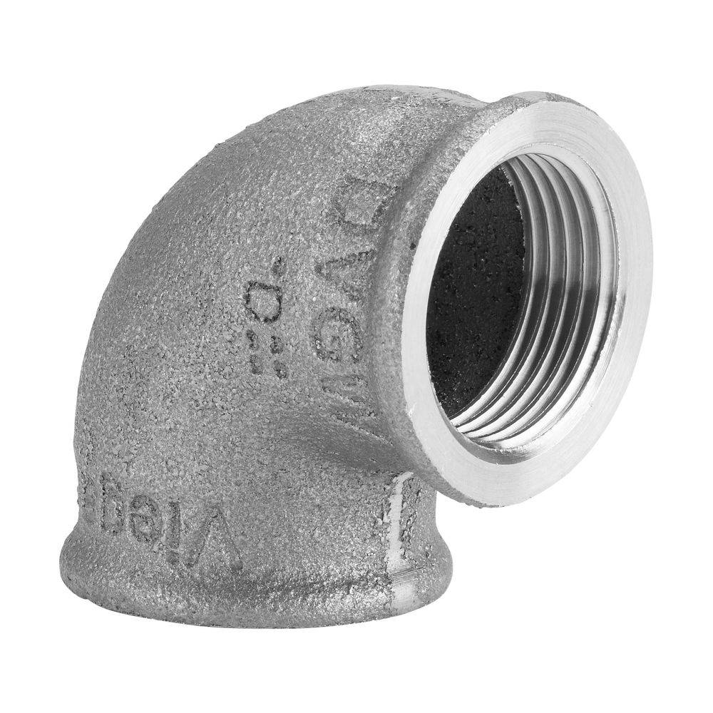Viega Bogen 3090 Rp 3/8, 90Grad, Rotguss-2