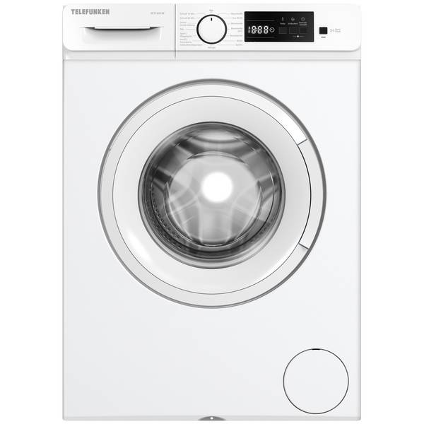 Telefunken Waschmaschine 7kg | Frontlader 1400 U/Min. | Inverter Motor | Schontrommel | 15 Programme | W714A1W weiß